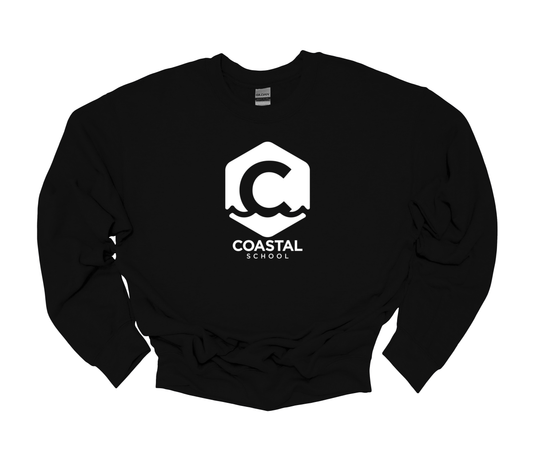 Coastal School Crewneck - White Logo