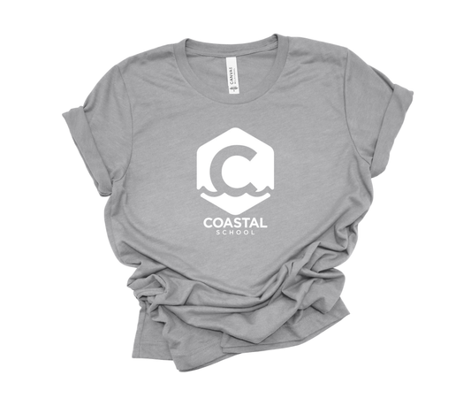 Coastal School Tee- White Logo