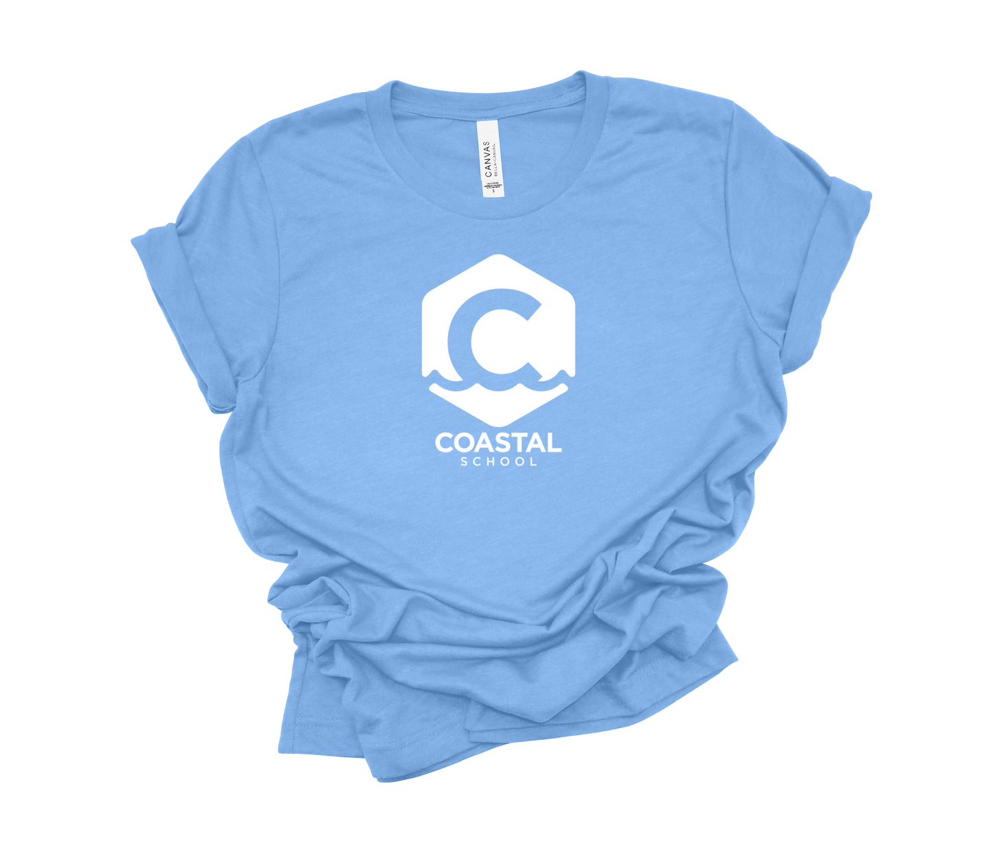 Coastal School Tee- White Logo