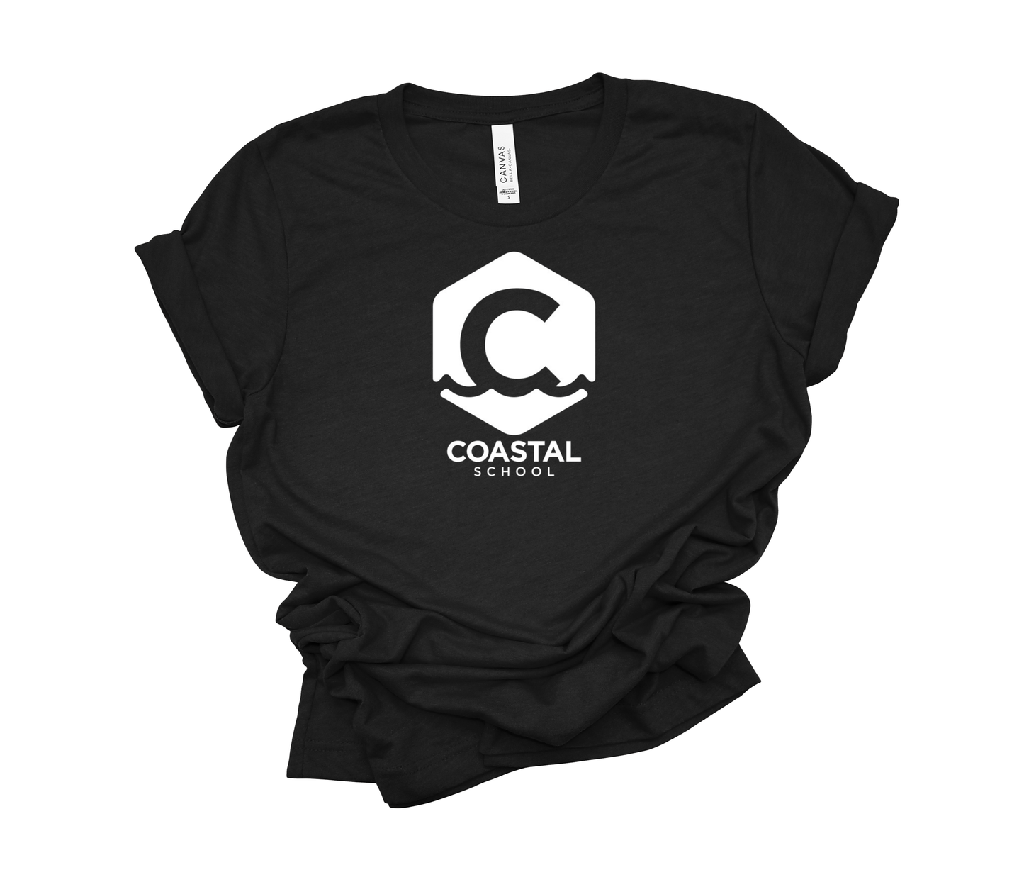 Coastal School Tee- White Logo