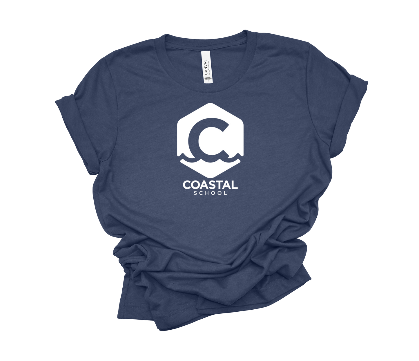Coastal School Tee- White Logo