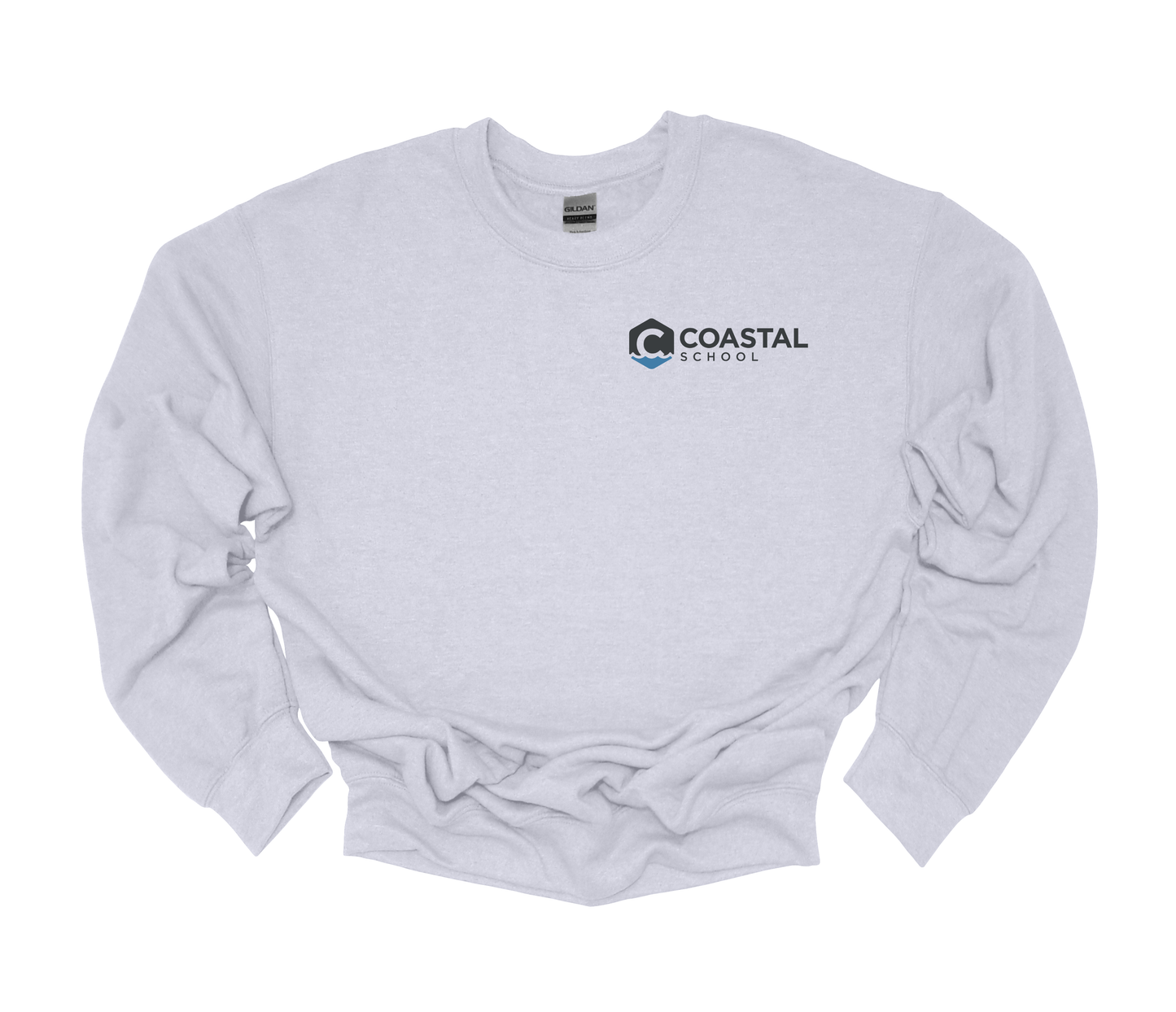 Coastal School Crewneck - Colored Pocket Logo