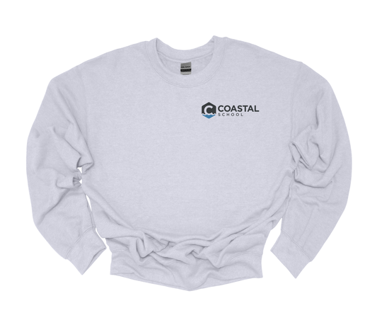 Coastal School Crewneck - Colored Pocket Logo