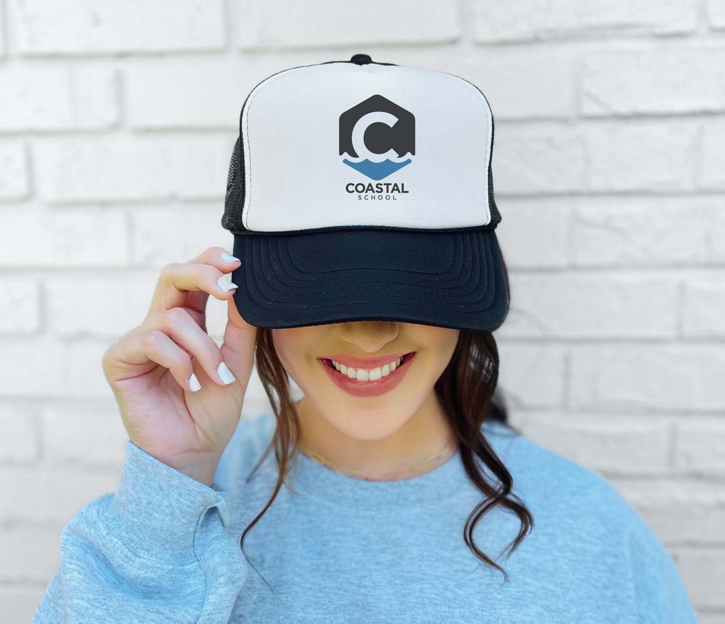 Coastal School Logo Trucker Hat