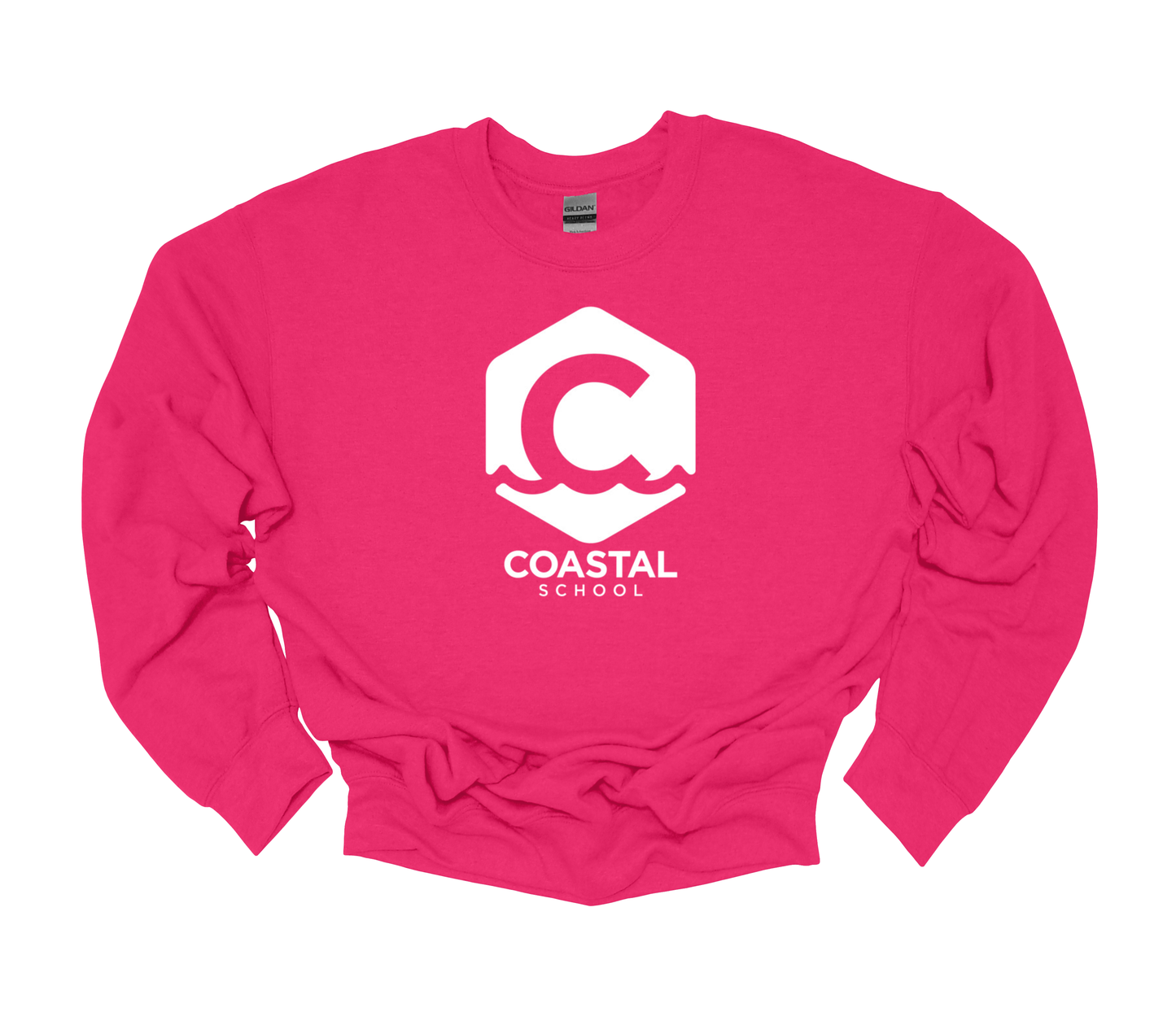 Coastal School Crewneck - White Logo