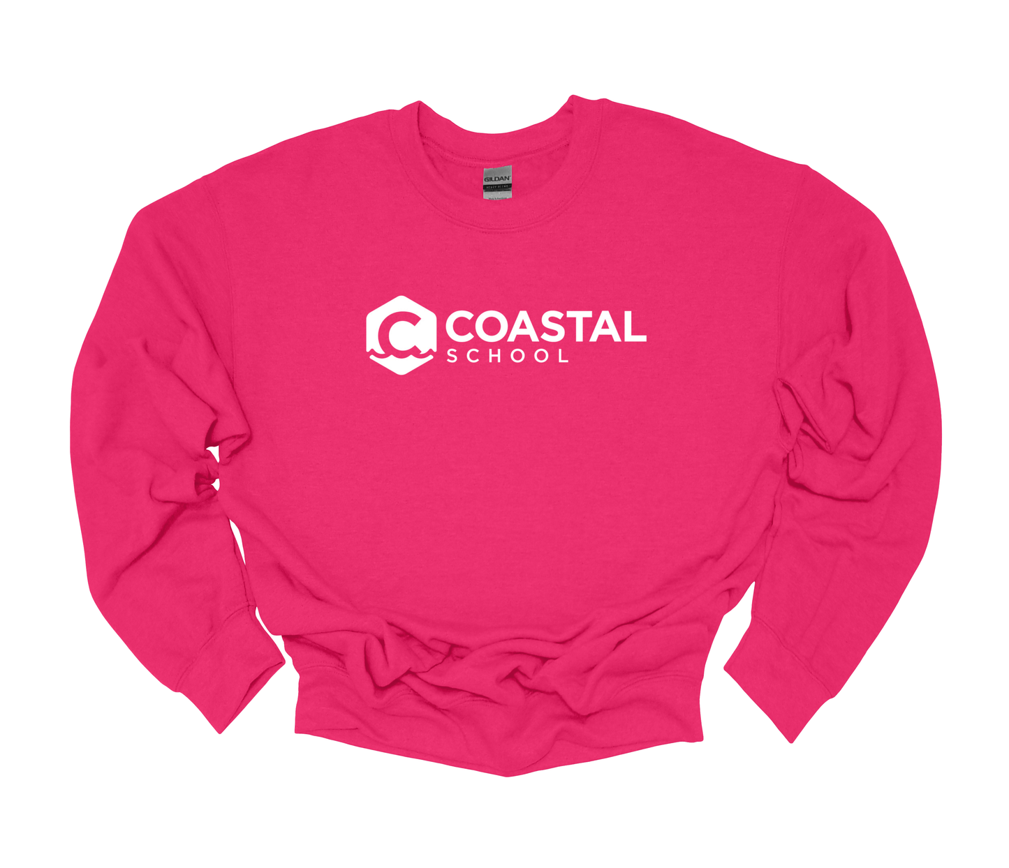Coastal School Crewneck - White Logo