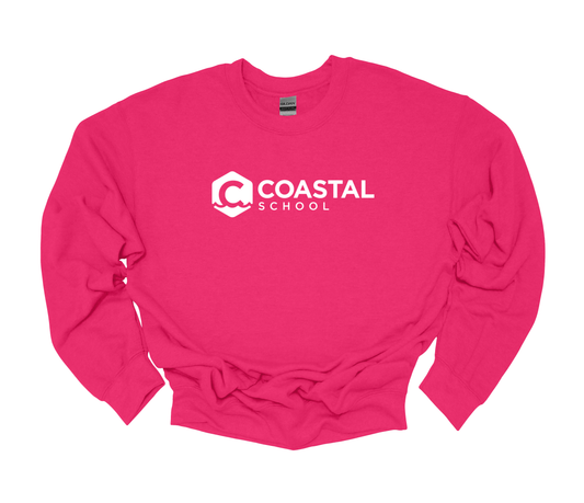 Coastal School Crewneck - White Logo