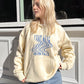Love Never Fails Cream Unisex Hoodie