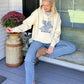 Love Never Fails Cream Unisex Hoodie