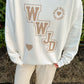 WWJD Varsity Unisex Crewneck
