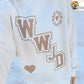 WWJD Varsity Unisex Crewneck